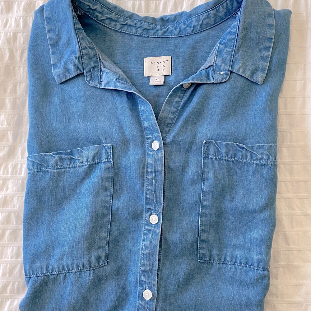 Denim Button Down